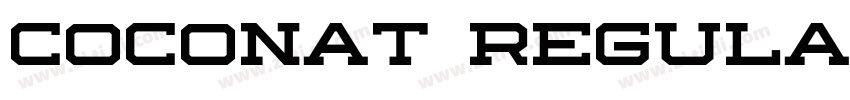 Coconat Regular字体转换 Coconat Regular字体转换